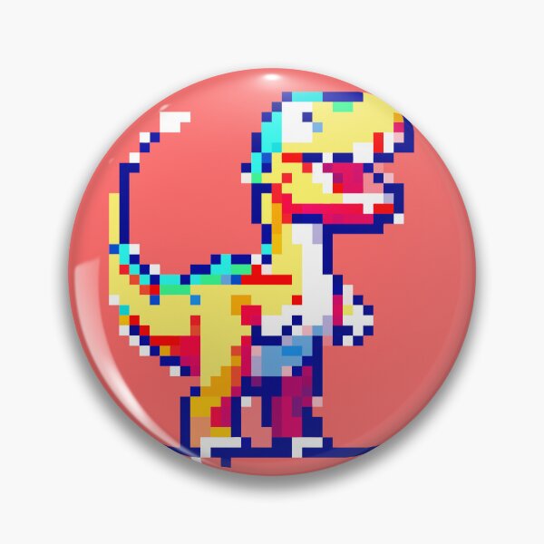 Item preview, Cute Dinosaur Pixel Art designed and sold by Puristock.