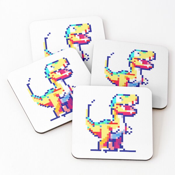 Item preview, Cute Dinosaur Pixel Art designed and sold by Puristock.