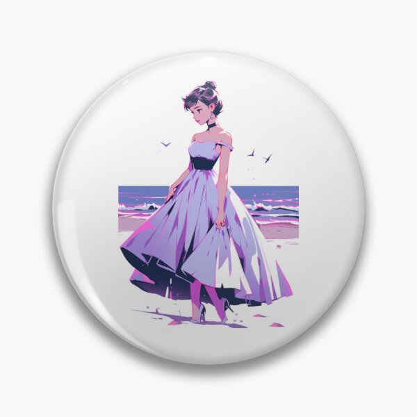 Item preview, Lady on the beach designed and sold by CastleCloud9.