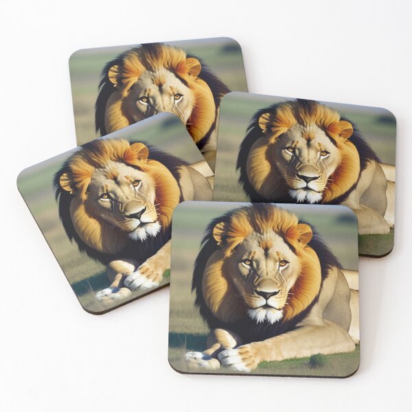 Item preview, Male lion guards the forest designed and sold by MarcoDesigner78.