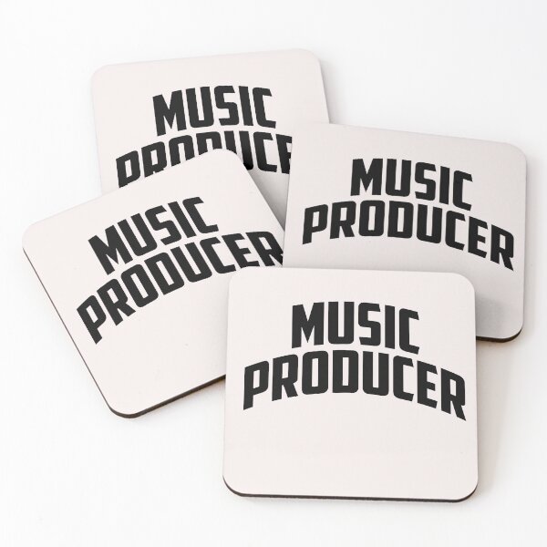 Item preview, music producer - black text designed and sold by WeGotThat.