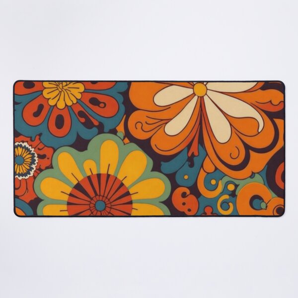 Item preview, Flower Power Colourful Flower Pattern designed and sold by druidwolfart.