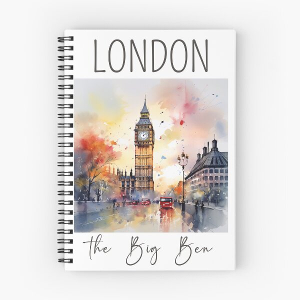 Item preview, A Watercolor Design of the Big Ben - London designed and sold by Sketch-Shack.