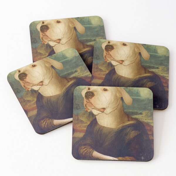 Item preview, Mona Lisa Argentine Dogo designed and sold by Furry And  Purry.