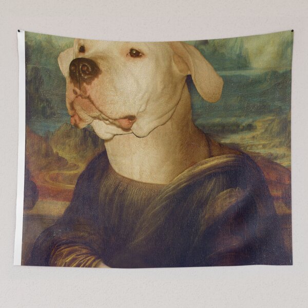 Item preview, Mona Lisa Argentine Dogo designed and sold by Furry And  Purry.