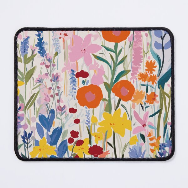 Item preview, Whimsical Wildflower Colourful Print designed and sold by meggydesigns.