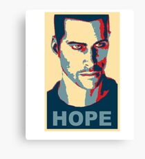 Commander Shepard HOPE Canvas Print