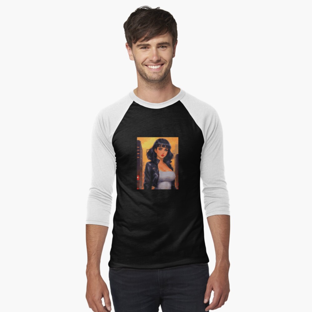 Item preview, Baseball ¾ Sleeve T-Shirt designed and sold by 8bitglam.