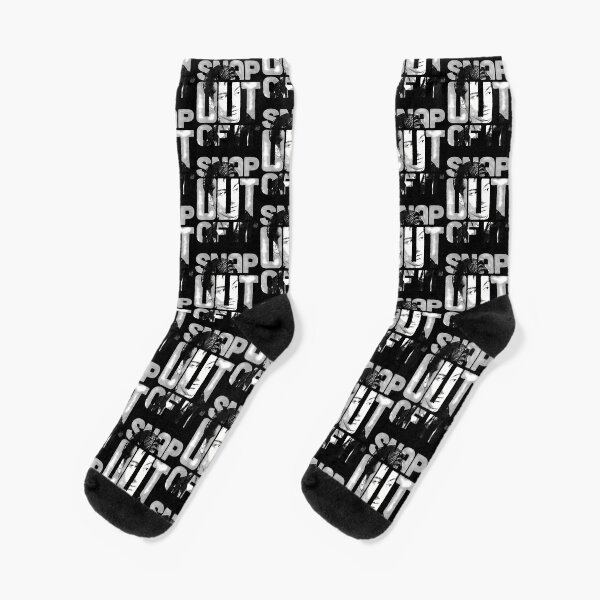 ALEX TURNER Socks Arctic Monkeys Inspired Collage Design White