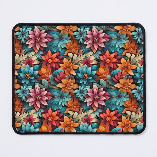 Item preview, Colorful flower patterns designed and sold by Digital Dreamtales.