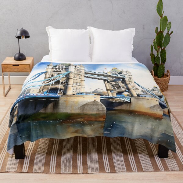 Item preview, A Watercolor Design of the Tower Bridge - London designed and sold by Sketch-Shack.
