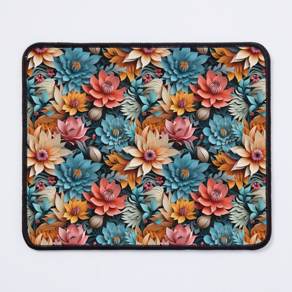Item preview, Colorful flower patterns designed and sold by Digital Dreamtales.