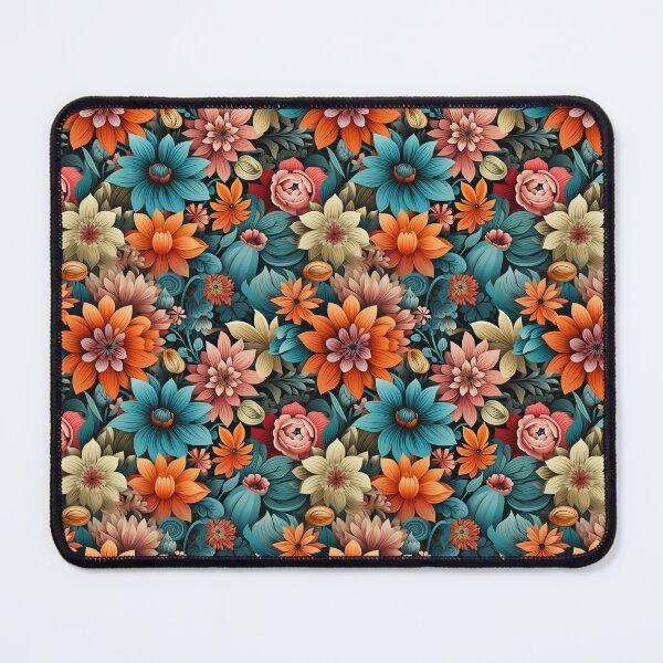Item preview, Colorful flower patterns designed and sold by Digital Dreamtales.