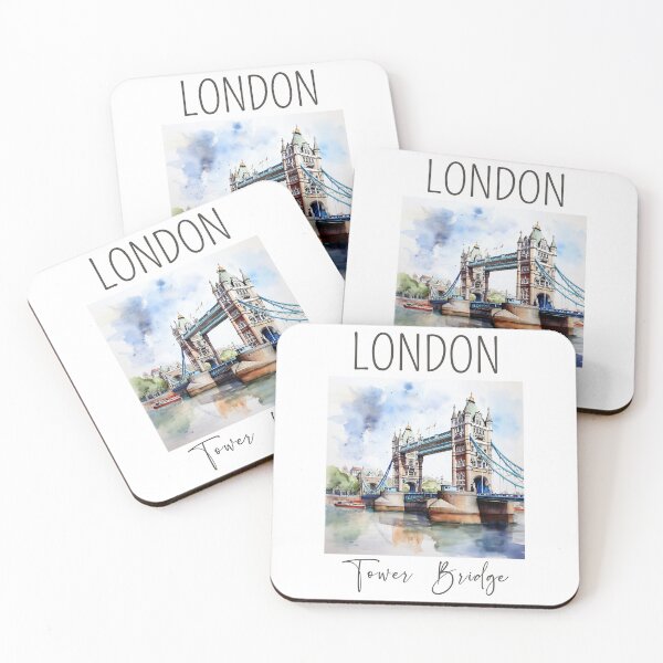 Item preview, A Watercolor Design of the Tower Bridge - London designed and sold by Sketch-Shack.
