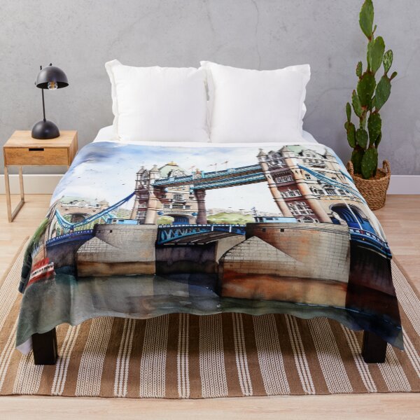 Item preview, A Watercolor Design of the Tower Bridge - London designed and sold by Sketch-Shack.