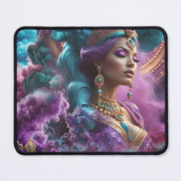 Item preview, Genie Appearing in Cloud of Colourful Smoke designed and sold by Tau Tia L Douglass.
