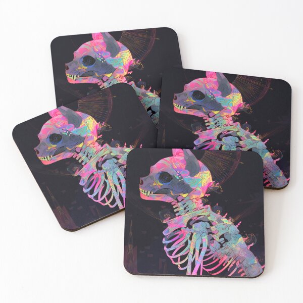 Item preview, X-ray Cat - Neon Bones designed and sold by Splatter-arts.