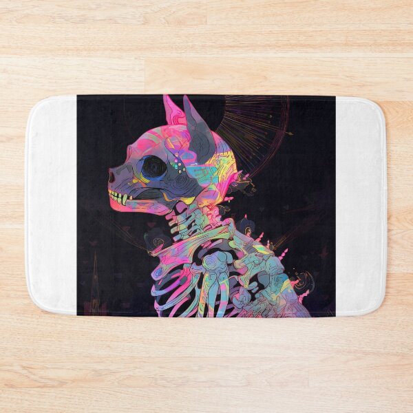 Item preview, X-ray Cat - Neon Bones designed and sold by Splatter-arts.