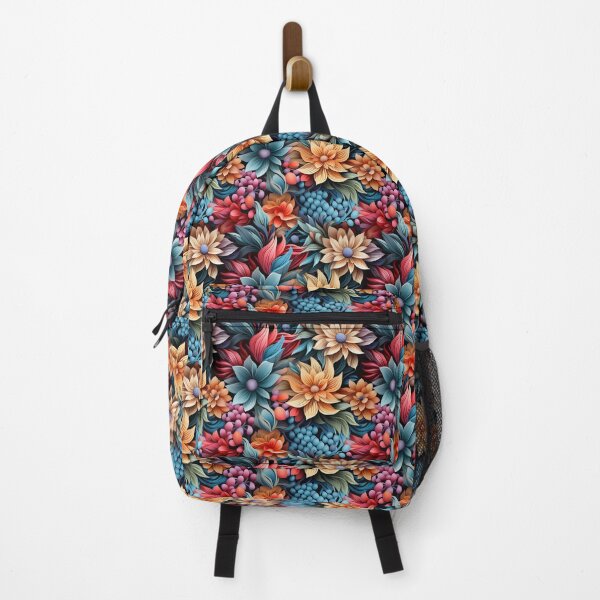Item preview, Colorful flower patterns designed and sold by Digital Dreamtales.
