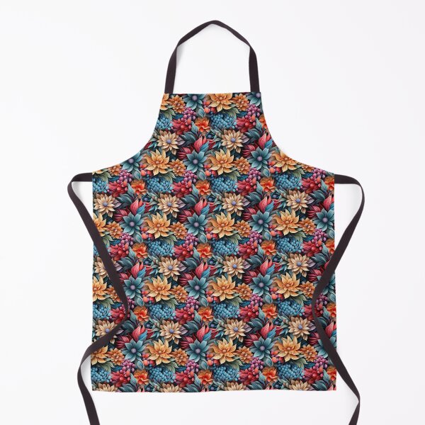 Item preview, Colorful flower patterns designed and sold by Digital Dreamtales.