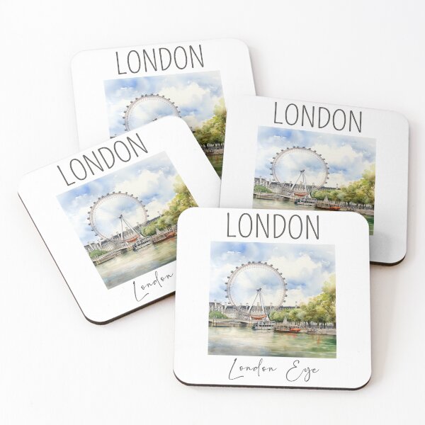 Item preview, A Watercolor Design of the London Eye - London - UK designed and sold by Sketch-Shack.