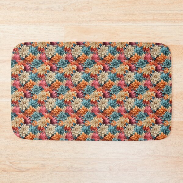 Item preview, Colorful flower patterns designed and sold by Digital Dreamtales.