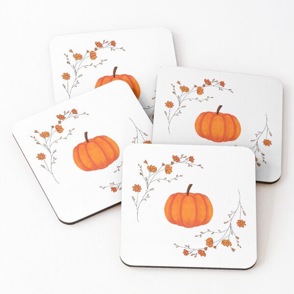 Item preview, Pumpkin with Autumn Flowers designed and sold by tinks-ts.
