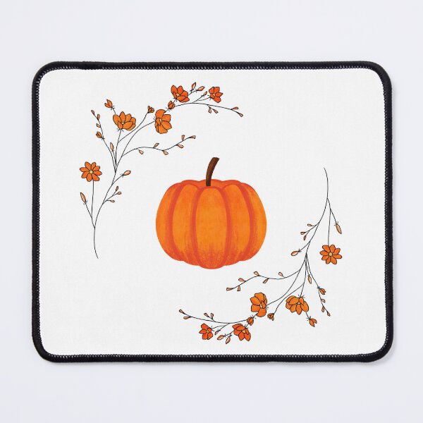 Item preview, Pumpkin with Autumn Flowers designed and sold by tinks-ts.