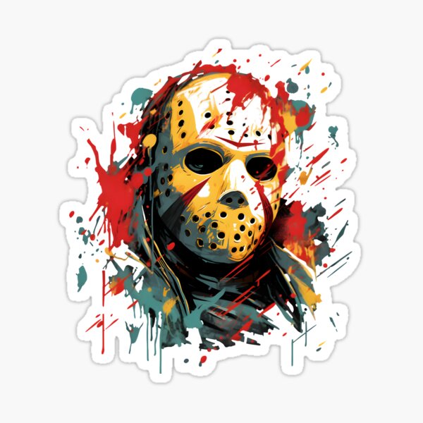 Item preview, Jason Voorhees Expressionism Inspired designed and sold by ARTficiallyAnon.