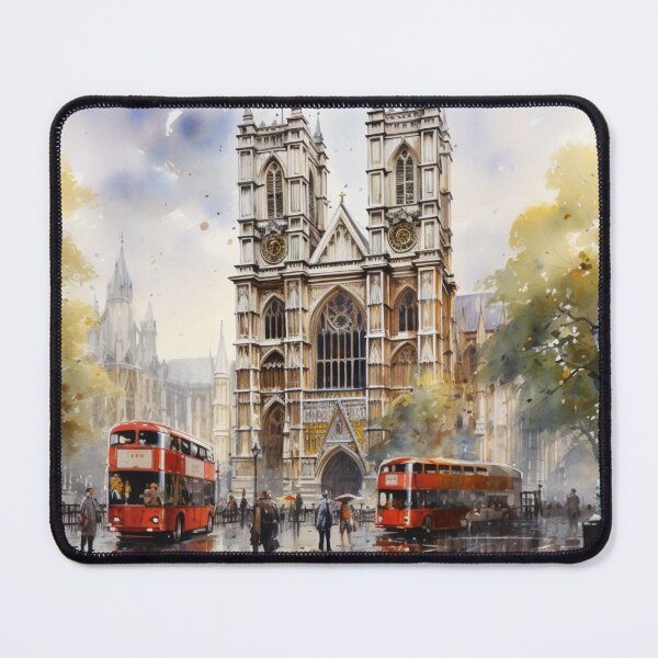Item preview, A Watercolor Design of the Westminster Abbey - London - UK designed and sold by Sketch-Shack.