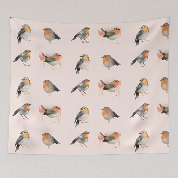 Item preview, Four Robins designed and sold by TheDaysIdeas.