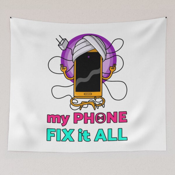 Item preview, MY PHONE FIX It ALL  designed and sold by EmmaDEllison.