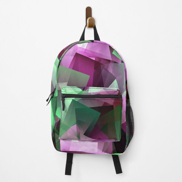 Item preview, Abstract Purple, Green and Black Squares Pattern designed and sold by KaSaPo.