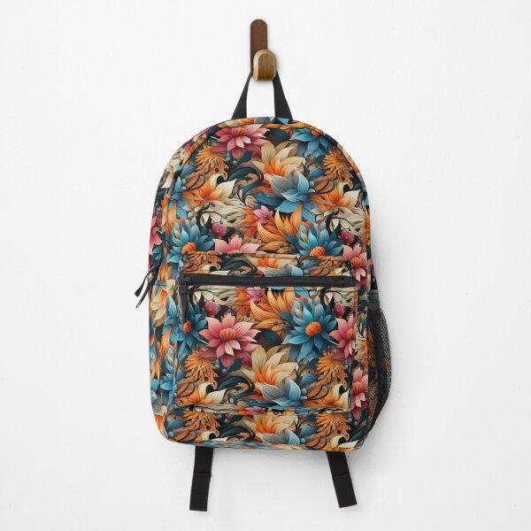 Item preview, Colorful flower patterns designed and sold by Digital Dreamtales.
