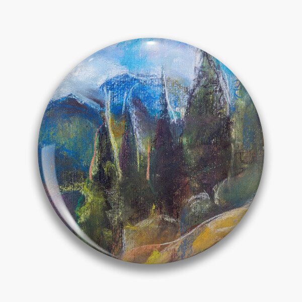Item preview, Pastel drawing of an Alpine Pine Forest designed and sold by Sto Hitro.