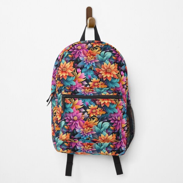 Item preview, Colorful flower patterns designed and sold by Digital Dreamtales.