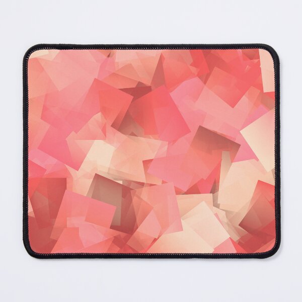 Item preview, Abstract Peach and Coral Colored Squares Pattern designed and sold by KaSaPo.