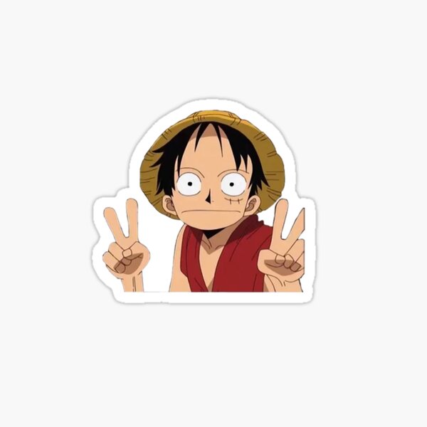 One Piece Weird Pirates and Busty girls - Luffy - Sticker