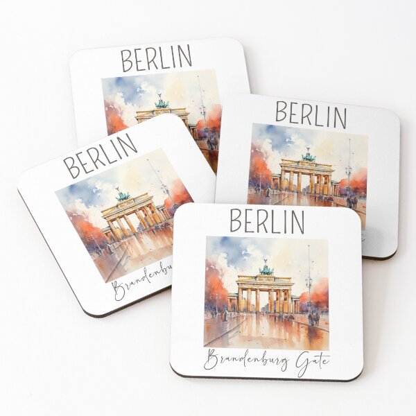 Item preview, A Watercolor Design of the Brandenburg Gate - Berlin - Germany designed and sold by Sketch-Shack.