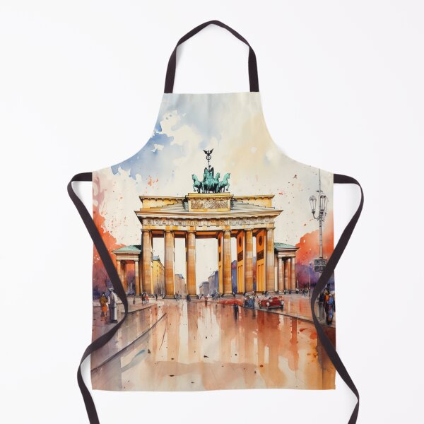 Item preview, A Watercolor Design of the Brandenburg Gate - Berlin - Germany designed and sold by Sketch-Shack.