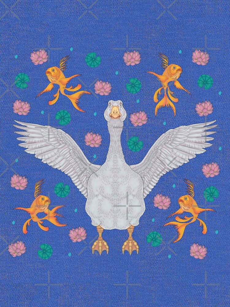White Goose: Front View by zaxophona