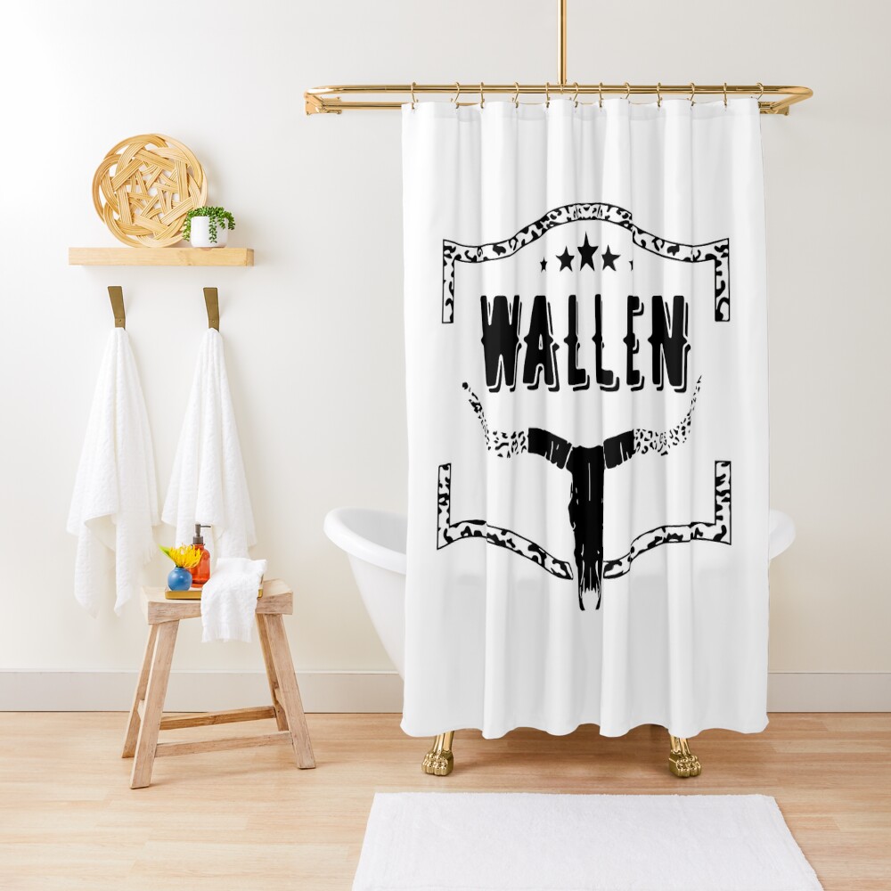 Disover Vintage Wallen Hardyy 24, Wallen 2024 Shirt, Hardyy Shirt, Wallen Concert Shirt, Country Singer, Wallen Country Shirt, Country Music Shirt | Shower Curtain