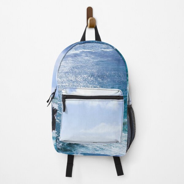 Item preview, Majestic cloudy coastline photo in Cape Reinga, New Zeland with a cliffside summer seascape designed and sold by thespecialtyhub.