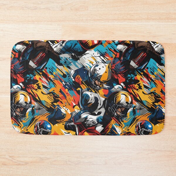 Item preview, An unforgettable football season kickoff: explosive offense, relentless defense, and electrifying atmosphere. It sets the tone for Autumn Speed Fashion and Football Print Pattern. designed and sold by ignasirus.