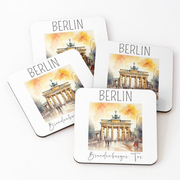 Item preview, A Watercolor Design of the Brandenburger Tor - Berlin - Germany designed and sold by Sketch-Shack.