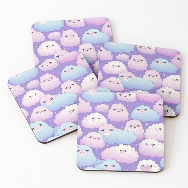 Item preview, Fluffy Dreaming Sheep Seamless designed and sold by Snoobstyle.