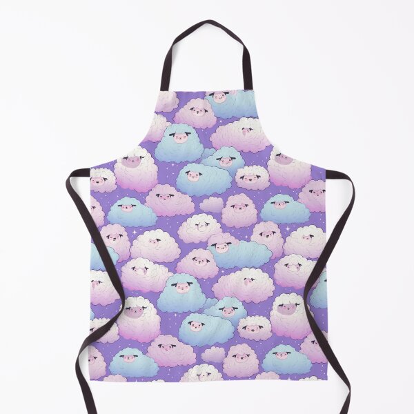 Item preview, Fluffy Dreaming Sheep Seamless designed and sold by Snoobstyle.