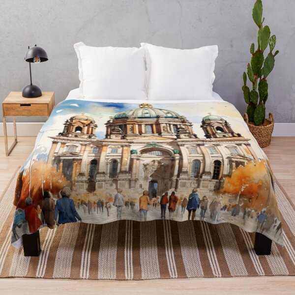 Item preview, A Watercolor Design of the Berlin Cathedral - Berlin - Germany designed and sold by Sketch-Shack.