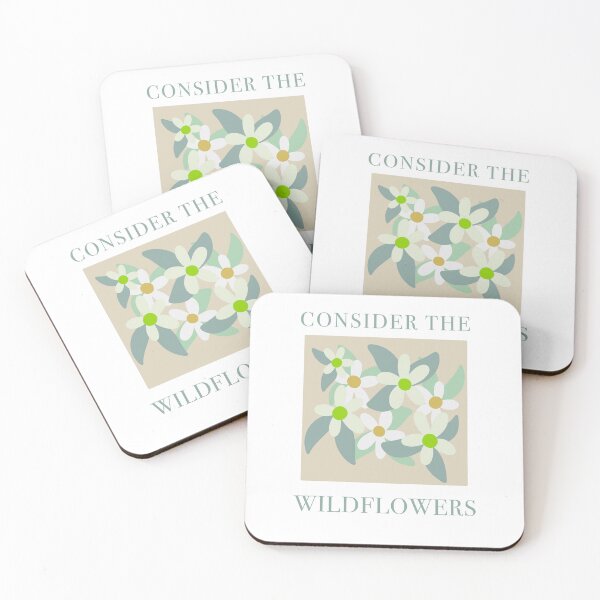 Artikelvorschau, Consider the Wildflowers Luke 12:27 Neutral Colours entworfen und verkauft von Megan Mackay.
