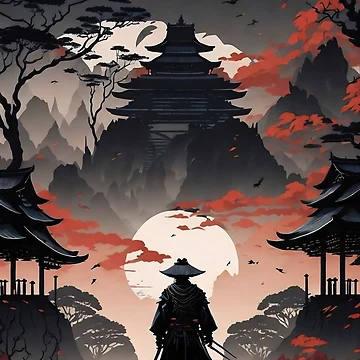 Artwork thumbnail, Wandering Samurai by ROKANDESIGNART